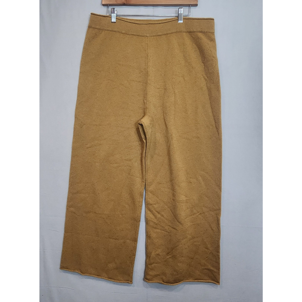 Outerknown Pants Womens XL Rust Wool Cashmere Blend Wide Leg Lounge Comfy NWT